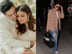 सगाई के बाद पहली बार कैजुअल्स में नजर आईं Parineeti Chopra, चेहरे पर दिखी मंद-मंद मुस्कान