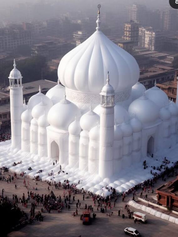 शख्स ने ताज महल से लेकर एफिल टॉवर तक में भर दी हवा