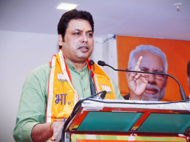 Tripura what did the state party chief says about former CM Biplab Deb claimed about BJP Tripura: 'बाहरी लोग...,' त्रिपुरा के पूर्व सीएम बिप्लब देब ने BJP को लेकर किया दावा तो क्या बोले प्रदेश पार्टी चीफ?