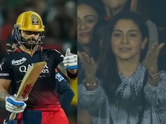 विराटचं वादळी शतक, अनुष्काकडून 'फ्लाइंग किस'; 'पावर कपल' चा रोमँटिक अंदाज, व्हिडीओ व्हायरल