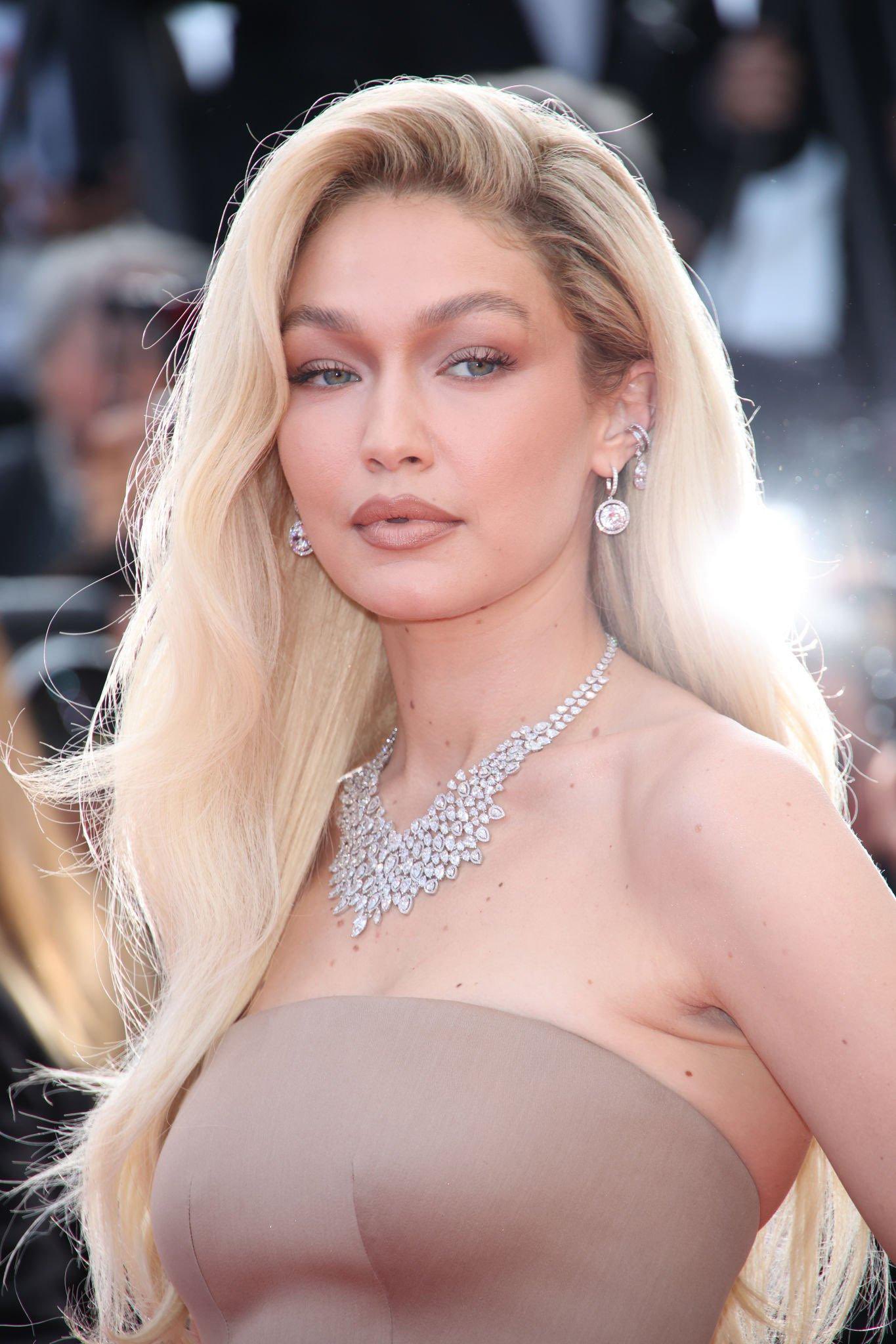 Gigi Hadid Recreated Her Sister Bella's Vintage Fishtail Gown at Cannes