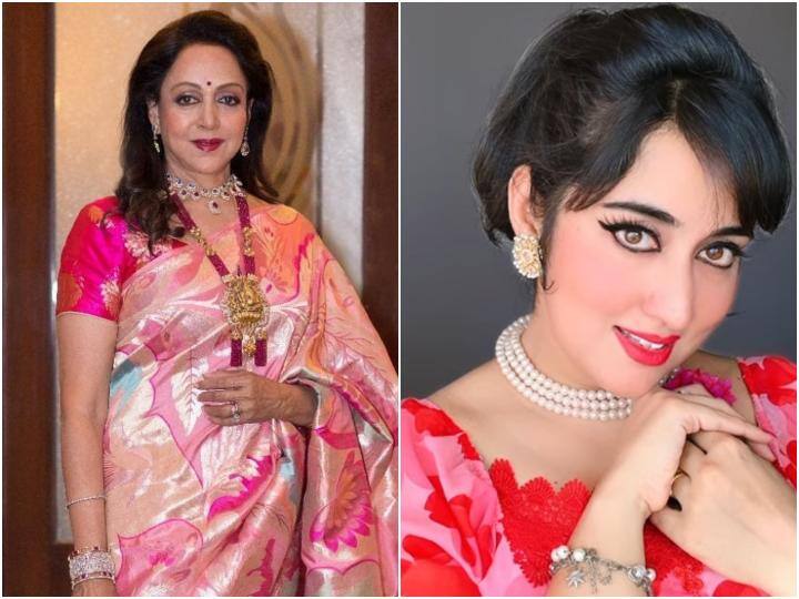 सोशल मीडिया पर एक लड़की के वीडियो और तस्वीर काफी वायरल हो रही हैं जिसे लोग बिल्कुल हेमा मालिनी की टू कॉपी बता रहे हैं. हेमा मालिनी की इस हमशक्ल का नाम चारू उप्पल है.