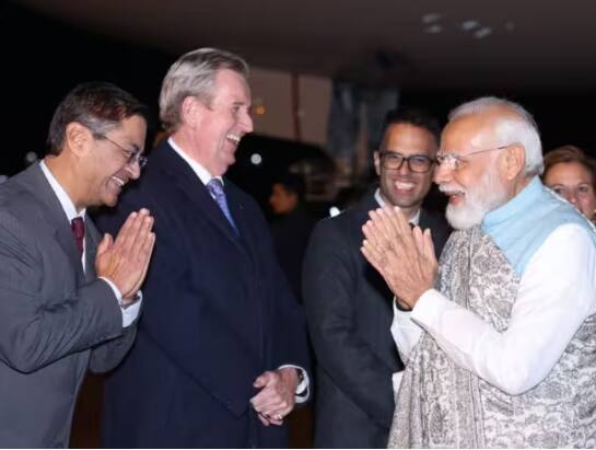pm-modi-arrives-in-australia-after-concluding-papua-new-guinea-visit PM Modi Australia Visit: ਆਸਟ੍ਰੇਲੀਆ ਪਹੁੰਚੇ PM ਮੋਦੀ, ਏਅਰਪੋਰਟ ‘ਤੇ ਹੋਇਆ ਜ਼ੋਰਦਾਰ ਸਵਾਗਤ