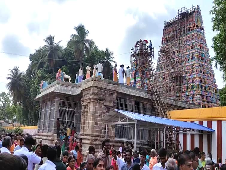 mayiladuthurai sattainathar Temple Kumbabishekam festival TNN ஆன்மீகம்: சட்டை நாதர் கோயில் கும்பாபிஷேகத்தில் உயர் நீதிமன்ற நீதியரசர் பங்கேற்பு