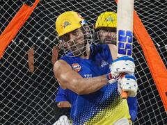 गुजरात के खिलाफ मुकाबले के लिए धोनी ने कसी कमर, नेट्स में जमकर बहाया पसीन, तस्वीर वायरल