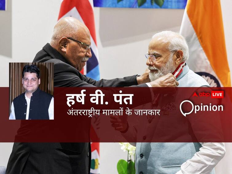 जी-7 में भारत का डंका, 2 देशों से सर्वोच्च सम्मान... जानिए, सामरिक-कूटनीतिक लिहाज से कैसा है पीएम मोदी का ये दौरा India is now not a sitting duck in global politics but it is an active partner and playing its card aggressively जी-7 में भारत का डंका, 2 देशों से सर्वोच्च सम्मान... जानिए, सामरिक-कूटनीतिक लिहाज से कैसा है पीएम मोदी का ये दौरा