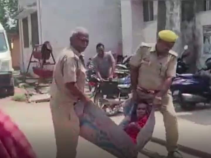stretcher not provided to prisoner in Deoria medical college treatment on coat ANN UP News: देवरिया मेडिकल कॉलेज में महिला कैदी को नहीं मिला स्ट्रेचर, बेड के बजाए चटाई पर डॉक्टर ने किया इलाज