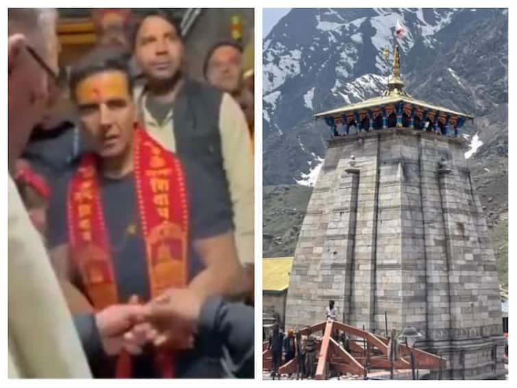Video and Pics Of Akshay Kumar At Kedarnath Temple, Chants Har Har Mahadev - Watch Video Akshay Kumar Seeks Blessings At Kedarnath Temple, Chants Har Har Mahadev - Watch Video