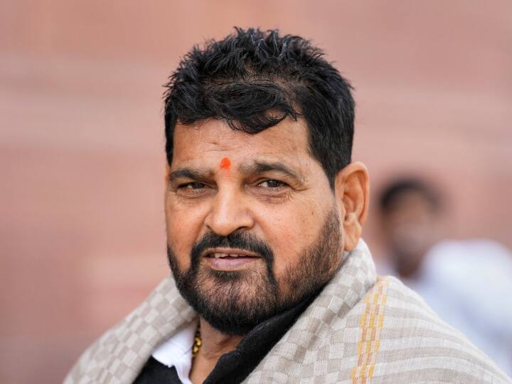 BJP MP Brij Bhushan Sharan Singh organised chetna maharally in ayodhya 5 june saints wrestling association Wrestlers Protest: पहलवानों के आरोपों के बीच भावुक हुए BJP सांसद बृजभूषण सिंह, कहा- जो कल पैर छूते थे आज...