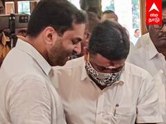 PTR Crying Karumuthu Kannan Funeral : குழந்தை போல் கதறி அழுத PTR... கருமுத்து கண்ணன் மறைவு!