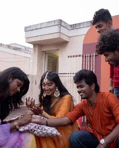 RND Wedding : ‘மால டம் டம்… மஞ்சர டம் டம்…' மாலை மாற்றிய கனா காணும் காலங்கள் ஜோடி!