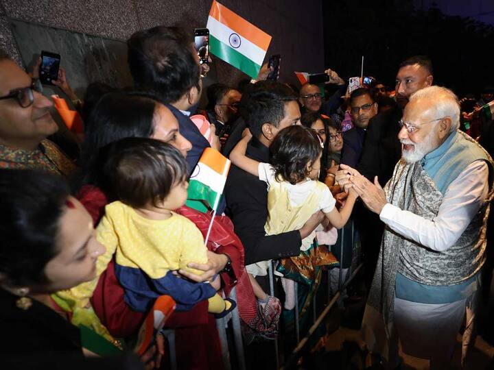 PM Modi Community Event in Sydney Welcome Modi Spelt by Recreational Aircrafts Contrails WATCH: Recreational Aircraft Spell ‘Welcome Modi’ In Sky Ahead Of Community Event In Sydney