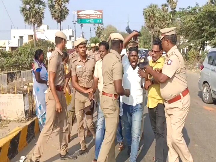 Black Flag Protest: மீண்டும் மீண்டும் மயிலாடுதுறை மாவட்டத்தில் ஆளுநருக்கு கருப்பு கொடி - இந்திய ஜனநாயக வாலிபர் சங்கத்தினர் கைது