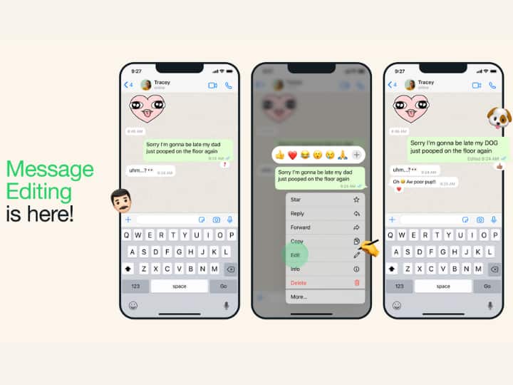 WhatsApp Update: WhatsApp has started rolling out the edit message feature globally. The company has shared this information through a blogpost.