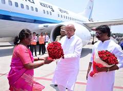 President Draupadi Murmu: राष्ट्रपती द्रौपदी मुर्मू झारखंडच्या दौऱ्यावर; बाबा बैद्यनाथ मंदिरात घेतले दर्शन