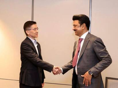 CM stalin had one to one Meeting with Major Industrial people in singapore CM Stalin In Singapore: சிங்கப்பூரில் முதலீட்டாளர்களை சந்தித்த முதலமைச்சர் ஸ்டாலின்.. மீன்பிடி துறையில் புதிய முதலீடு?