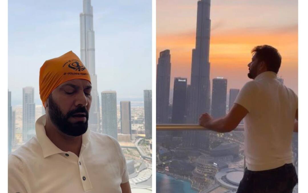 punjabi singer jasbir jassi in dubai shares video of himself in front of burj khalifa see here Jasbir Jassi: ਗਾਇਕ ਜਸਬੀਰ ਜੱਸੀ ਪਹੁੰਚੇ ਦੁਬਈ, ਬੁਰਜ ਖਲੀਫਾ ਸਾਹਮਣੇ ਗੁਰਬਾਣੀ ਦਾ ਸ਼ਬਦ ਗਾਇਨ ਕਰਦੇ ਆਏ ਨਜ਼ਰ