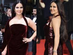 Cannes 2023: कान्स में हॉल्टर नेक वेलवेट गाउन पहने अप्सरा सी खूबसूरत दिखीं Sunny Leone, एक्ट्रेस की स्माइल पर फैंस ने हारा दिल
