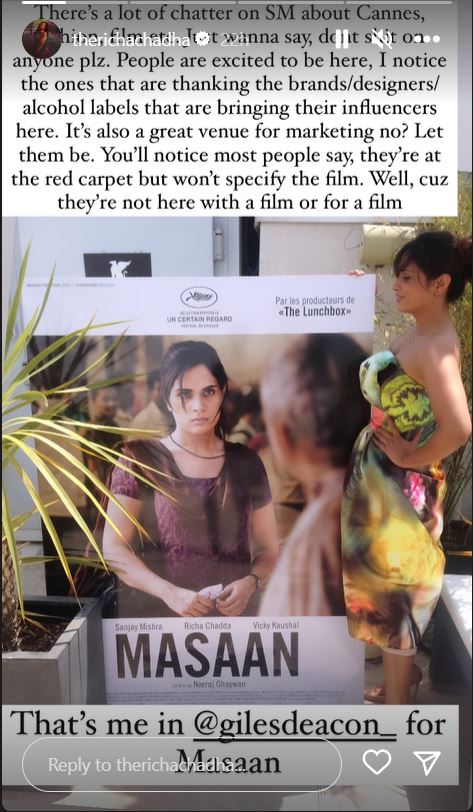 Richa Chadha Says Not To Make Fun Of Fashion At Cannes, 'People Are Excited To Be Here