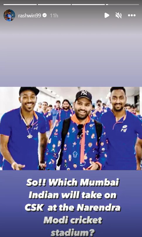 IPL 2023: फाइनल में सीएसके के साथ होगी 'मुंबई इंडियंस' की टक्कर, जानें अश्विन ने ऐसा दावा क्यों किया है?