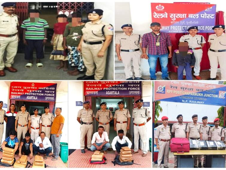 RPF Rescues 36 Minors From Human Traffickers, Seizes Narcotic Material Worth Lakhs, 7 Held