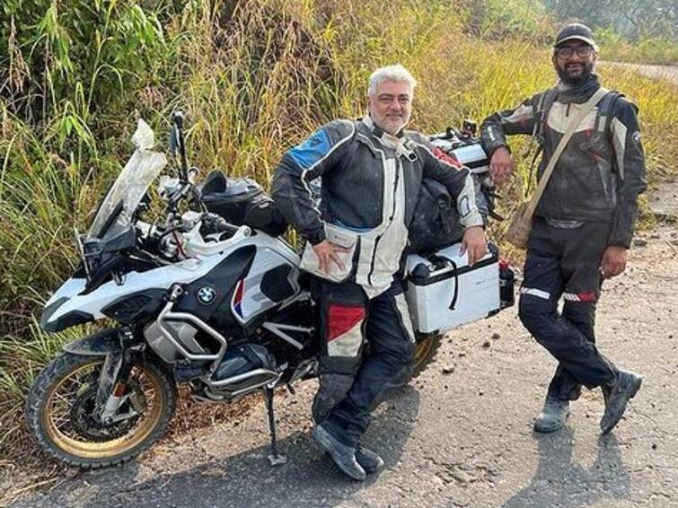 Thala Ajith Kumar Gifts BMW F850GS Worth Rs 12.5 Lakh Bike to Fellow Rider Sugat Satpathy Ajith Kumar: తోటి బైకర్‌కు అజిత్ సర్‌ప్రైజ్ - రూ.12.5 లక్షల విలువైన బైక్‌ గిఫ్ట్!