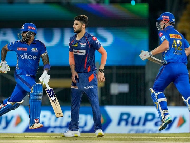 IPL 2023 Eliminator: मुंबई इंडियंस ने लखनऊ सुपर जायंट्स को 183 रनों का लक्ष्य दिया. इस स्कोर के साथ ही मुंबई ने एक खास रिकॉर्ड अपने नाम कर लिया.