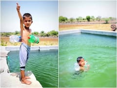 कोल्डड्रिंक की खाली बोतल से बनाया तैरने का जुगाड़, इस ट्रिक से बिना टेंशन पानी में तैरने लगा!