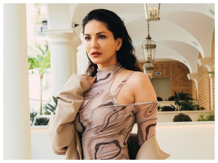 Sunny Leone, who is at the Cannes Film Festival for her film 'Kennedy', shared pictures of her look from day three of press interviews on Instagram.