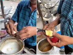 Shocking Viral Video: ਕਦੇ ਪੀਤੀ ਕੇਲੇ, ਸੇਬ ਤੇ ਚੀਕੂ ਵਾਲੀ ਚਾਹ! ਵੀਡੀਓ ਵਾਇਰਲ ਹੋਣ ਮਗਰੋਂ ਪਿੱਟ ਖਲੋਤੇ ਚਾਹ ਪ੍ਰੇਮੀ