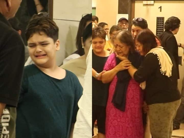 Nitesh Pandey Son And Mom In Shock Anupamaa Actor Died At 51 Relatives And Celebs Reached To Actor House Before Last Ride