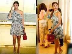 Malaika Pics: શૉર્ટ ડ્રેસ સાથે હાઇ હિલ્સ પહેરેલી Malaika Arora લાગી એકદમ સ્ટાઇલિશ, તસવીરો જોઇને ફેન્સના દિલ ધડક્યા....