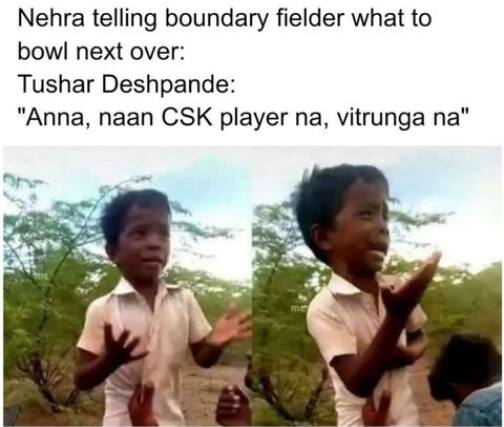 அய்யயோ டென்ஷன் ஆவாதீங்க நேரா அண்ணா..நான் சென்னை சூப்பர் கிங்ஸ் அணிணா..