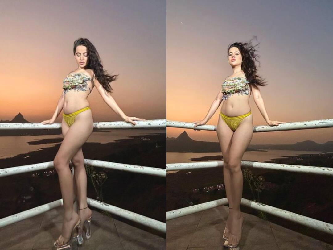 Uorfi Javed Poses In A Beaded Bikini And High Heels. Take A Look Uorfi Javed Poses In A Beaded Bikini And High Heels. Take A Look