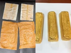 Hyderabad: Gold Worth Rs 1.8 Crore Concealed Inside Emergency Light Seized At Airport