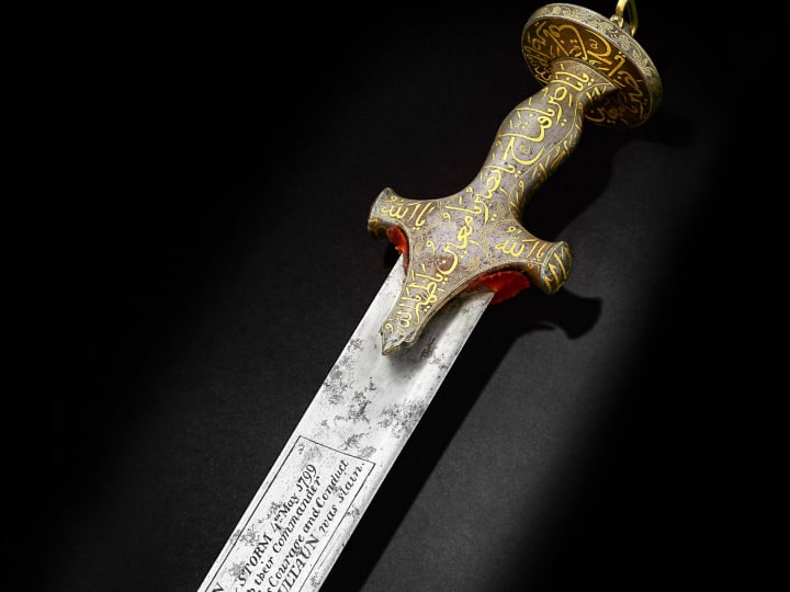 Tipu Sultan Sword Auction: Mysore Ruler Sword Creates New Record In UK | Tipu  Sultan Sword Auction: टीपू सुल्तान की तलवार की हुई नीलामी, टूट गए सारे  रिकॉर्ड