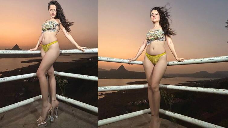 Urfi Javed showed a new feat now appeared in a bikini made of stones Uorfi Javed: ਉਰਫੀ ਜਾਵੇਦ ਨੇ ਦਿਖਾਇਆ ਨਵਾਂ ਕਾਰਨਾਮਾ, ਹੁਣ ਪੱਥਰਾਂ ਦੀ ਬਣੀ ਬਿਕਨੀ 'ਚ ਆਈ ਸਾਹਮਣੇ 