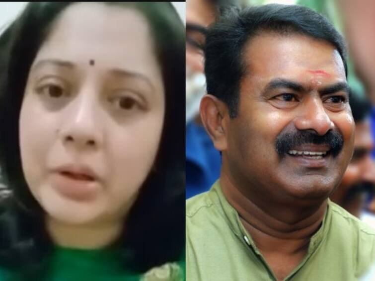 actress vijayalakshmi shares video for naam tamilar katchi chief co ordinator seeman and cries video goes viral Seeman: 