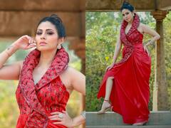 Sada Photos: రెడ్ డ్రెస్ లో సదా మెరుపులు- మత్తెక్కించే చూపులతో ఒంటి విరుపులు