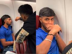 फ्लाइट में सो रहे थे तिलक और सूर्या ने कर दिया 'नींबू वाला प्रैंक', वीडियो देख नहीं रुकेगी हंसी