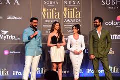 IIFA 2023 में शामिल होने अबू धाबी पहुंचे ये पॉपुलर सितारे, व्हाइट बॉडीकोन ड्रेस में नोरा ने चुराई लाइमलाइट, देखें तस्वीरें