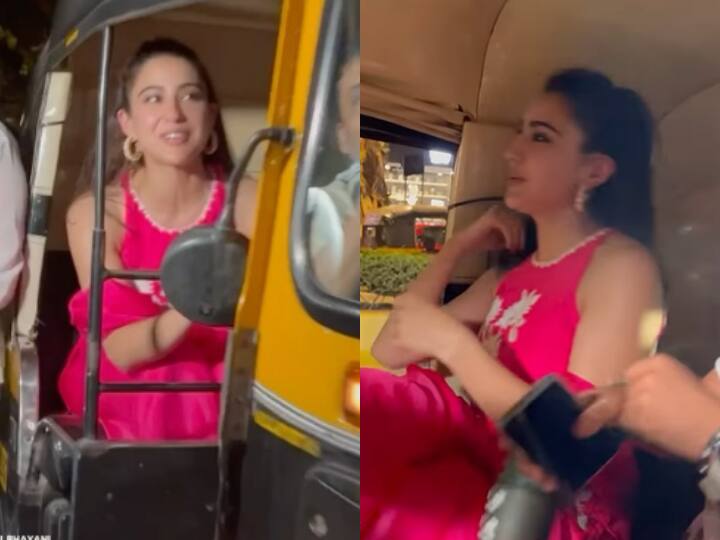 Sara Ali Khan ऑटो से पहुंची घर, फैंस को हुई रिक्शा ड्राइवर के पैसों की चिंता