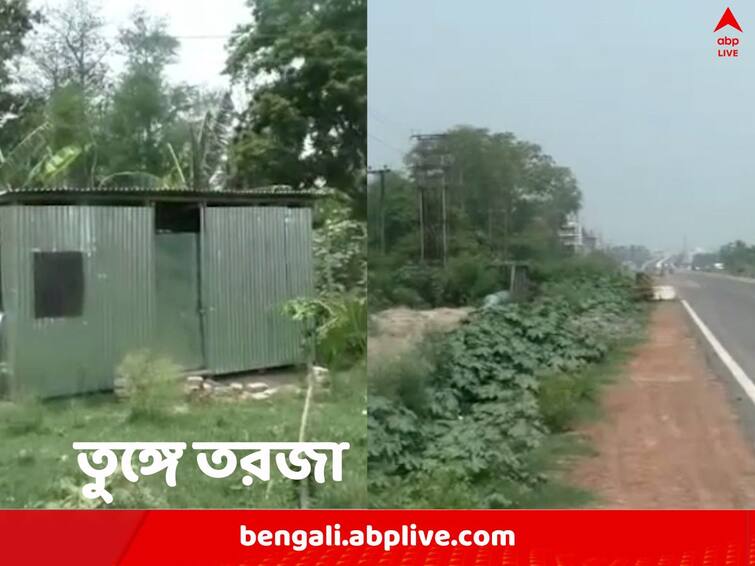 Nadia Kalyani Expressway TMC BJP brawl over government land encroachment Nadia News: রাতারাতি ঘর দাঁড়িয়ে গেল! কল্যাণী এক্সপ্রেসওয়ের ধারে সরকারি জমি বেদখলের অভিযোগ, জোর তরজা