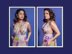 Nushrratt Bharuccha Poses In A Quirky Printed Jumpsuit
