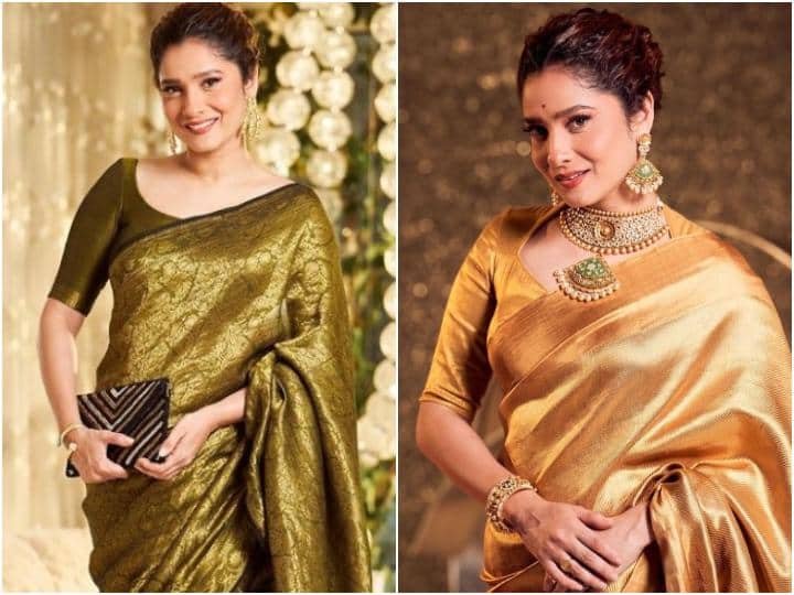 Ankita Lokhande Looks Pregnant In The Latest Pictures Fans Are Guessing She Is Hiding Baby Bump In Saree