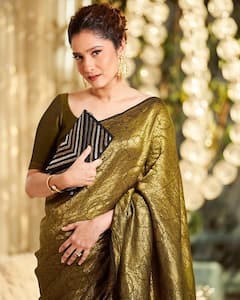 શું ગુડ ન્યૂઝ આપવા જઈ રહી છે Ankita Lokhande ! સાડીમાં છુપાવ્યો બેબી બમ્પ