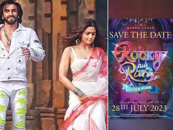 Rocky Aur Rani Ki Prem Kahani First Look Out: કરણ જોહરે તેના જન્મદિવસના ખાસ અવસર પર તેની આગામી ફિલ્મ 'રોકી ઔર રાની કી પ્રેમ કહાની'નું પહેલું પોસ્ટર રિલીઝ કર્યું છે.