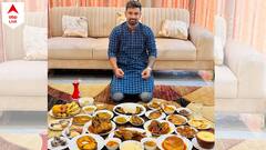 জামাইষষ্ঠীতে জমিয়ে খাওয়াদাওয়া, ২৯ প্লেট সাজিয়ে ছবি তুললেন লিটন