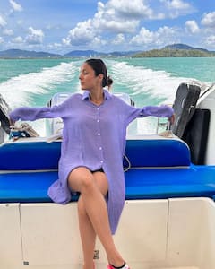 Shehnaaz Gill Drops Pictures From Her Beach Vacation