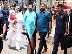 IPL में Mumbai Indians के क्वालिफायर से पहले सिद्धिविनायक पहुंचे Akash Ambani और Mukesh Ambani, बहू श्लोका मेहता भी थीं मौजूद, देखें तस्वीरें